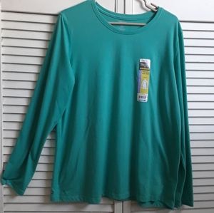 Teal Long Sleeve Crew Neck